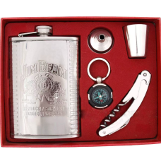 Подарочный набор  ФЛЯГА  +Компас  + Мульти нож   wine jug	AND 5508    (60)