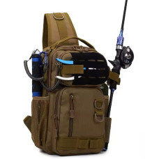 Сумка для хранения приманки, рыболовного снаряжени Bag	AND-7     коричневый и черный  (50)