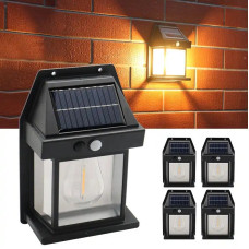 Лампа с датчиком движения 3 режима освещения для сада, двора SOLAR WALL LAMP	Kt-888  (80) (100)