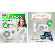 Караоке  Детская караоке колонка с микрофоном блютуз   AND 237   (40)