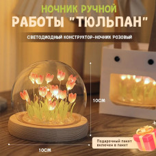 Тюльпаны  Ночник светодиодный ТЮЛЬПАНЫ    УМЕЛЫЕ РУЧКИ  Spherical lamp	 AND   HA-42   (100)