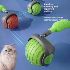 Мяч для кошек с пушистой гусеной подушкой,интерактивный забавный, Cat toy ball	 AND XL1247     (200)