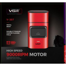 307   VGR     Тримет для волос  Шейвер    hair clippers   V-307     КРАСНЫЙ    (40)