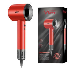 445  VGR     Фен для волос  1600вт 3 режима  V-445   КРАСНЫЙ    (20)