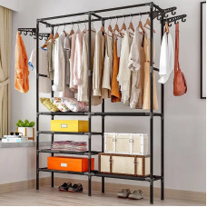 Напольная вешалка-  эргономичный стеллаж- вешалка для одежды CLOTHES RACK 	406    (10)