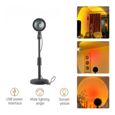 Проекционный светильник Sunset Lamp заката, рассвета, USB led Lamp  HA-11      ,(100)