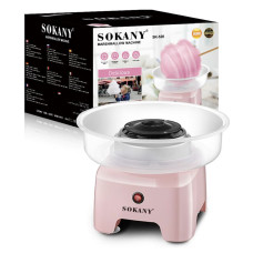 Аппарат для приготовление сахарной ваты  Sokany      AND  SK-520 PINK    (8)