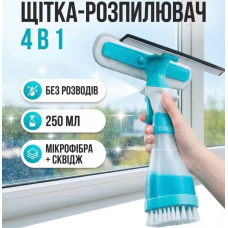 ОЧИСТИТЕЛЬ ОКОН щетка-распылитель для окон 4 в 1  AND 5891 (50)