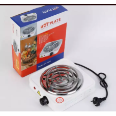 Плита электрическая однокомфорочная спиральная Hot Plate JX-1010B 1000W, Белый (12)