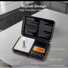 Ювелирные электронные весы  Weighing by weight	AND工具箱  0,01g    500g (100)