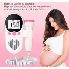 Допплер 3.0 МГц для прослушивания сердца плода/Цв.:Розовый  Fetal heart rate detectorXL-1311 (60)100