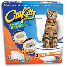 CitiKitty - набор для приучения кошки к унитазу (50) (24)