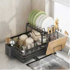 Кухонный Стелаж  -Сушилка Для Посуды  Органайзер  kitchenware    AND-102-30-10PCS  (10)AND-4