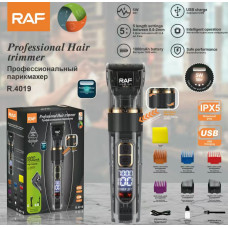 Триммер машинка для стрижки  волос  R.4019           USB RAF   (40)