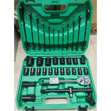 37 Набор из 37 ключей и тоцевыхловой с трещоткой  37Pcs Socket Set    (5)