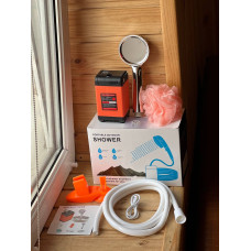 Душ Портативный    Оранжевый  купания shower set  НОВЫЙ  	AND  369   (24)