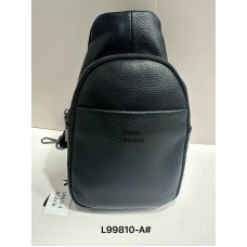 Сумка    Мужская Черная  Backpack for men AND JASPER  Кожа L99810-a    (100)