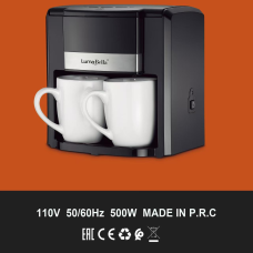 Кофе Машина  с Двойной чашкой  Coffee Machine 54007	AND 5269  (6)