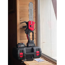 Акумуляторная Пила  12 Дюймов   КРАСНАЯ   Electric saw  AND 1155  AND0312  (8) (6)