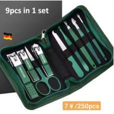 Маникюрно-педикюрный набор  9    предметов  9PCS nail clipper	AND   ES-09A (250)
