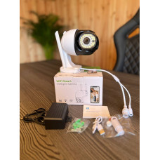 360  IP-камера (C18PRO-4MP) наружная беспроводная, 1080P, PTZ, Wi-Fi, 4-кратный зум  (30) (40)