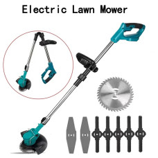 Электрическая газонокосилка, 36  в(12V),    2 акк   2000 мА · ч Lawn mower 1381(1211)  (10)